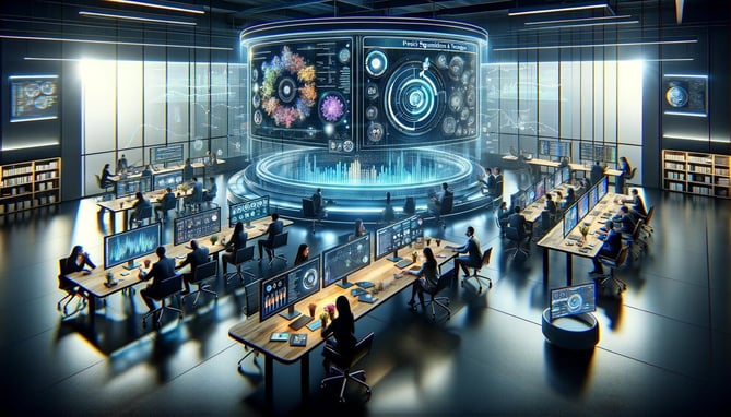 Team di marketing al lavoro su segmentazione e targeting